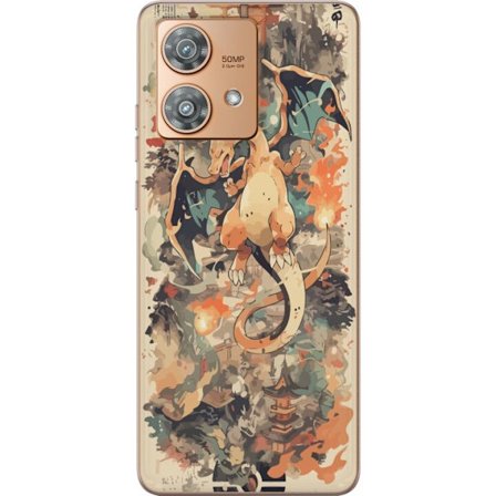 Yhteensopiva Puhelinkuori Motorola Edge 40 Neo Tulenkantaja legenda