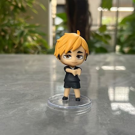 Q-Style Anime Chibi-Style Mini Figurer - Samleobjekt Karakterstatuer Egnet for Anime-fans, Søt Skrivebordsdekor & Bil, Multi-Karakter Coll[D]