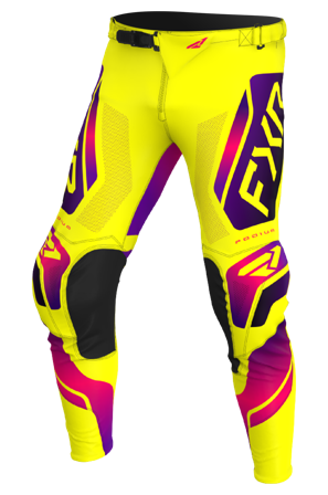 Pantaloni Cross FXR Podium Relay 26 Giallo/Razz/Nero 30