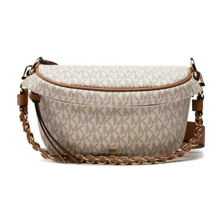 Michael Kors, Belt bag Beige, Dames, Maat:ONE Size,Katoen