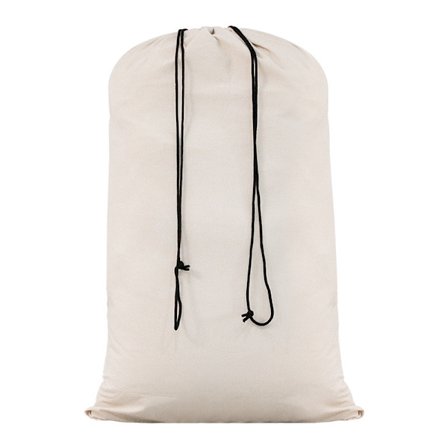 Extra-stora bomullstvättpåsar i naturfärg - 75