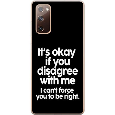 Kompatibelt Mobildeksel til Samsung Samsung Galaxy S20 FE Tekst