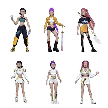 Anime Kpop Demon Hunters Figuuri Malli Lelu Sarjakuva Pelioheislaitteet Pöydän Koristekokoelma Figuurit Mallilelu lapsille Lahja