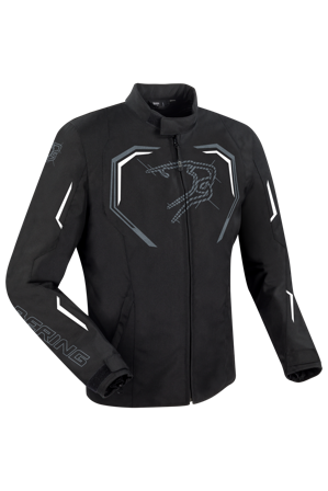 Kurtka Motocyklowa Bering Dundy Czarny/Złamany Biały M