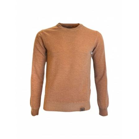 Bob, Round-neck Knitwear Oranje, Heren, Maat:S