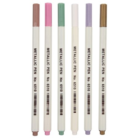 9 kpl metallinhohtoinen värikynä värikäs + 1 kpl läpinäkyvä kynä DIY valokuva-albumi kortin merkintätyökalu