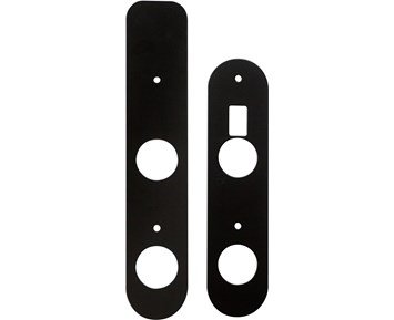 Yale Doorman L3 Cover Plate Black - Täckskylt för in- och utsidan av dörr