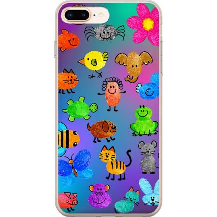 Yhteensopiva Puhelinkuori Apple iPhone 7 Plus Little Scribble Friends