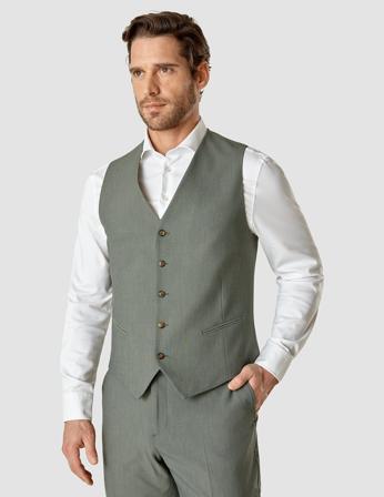 Essential Vest Grønn Melange | SHAPING NEW TOMORROW Grønn Melange / X-Large
