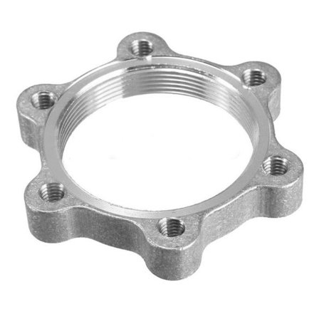 Pyörän Vapaarattaan Navan Levyjarruroottori 6 Pulttia Laippa-adapter 44MM Hopea