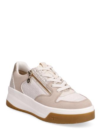 Woms Lace-Up Low-top Sneakers Multi/mønstret Tamaris