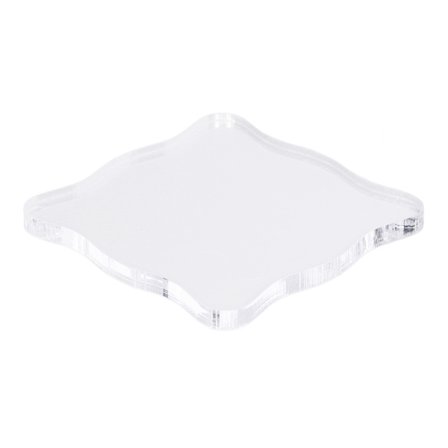 Akryl stempelblokk Akrylhåndtak Buet DIY stempelhåndverk Gummistempel Transparent stempel TL007