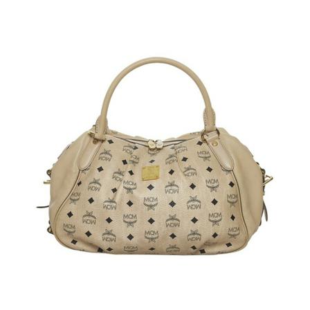 MCM Pre-owned, Handbags Beige, Dames, Maat:ONE Size
