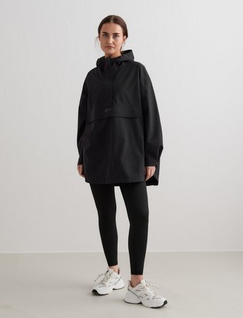 aim ́n Black Waterproof Oversized Anorak - Black - M
