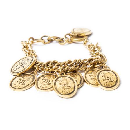 Chanel Vintage - Vintage Smycken - Gul - Dam - Storlek: One Size, Dam, Storlek: ONE SIZE