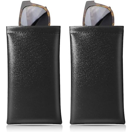 2 kpl Kannettava PU-nahkainen silmälasikotelo Aurinkolasikotelo