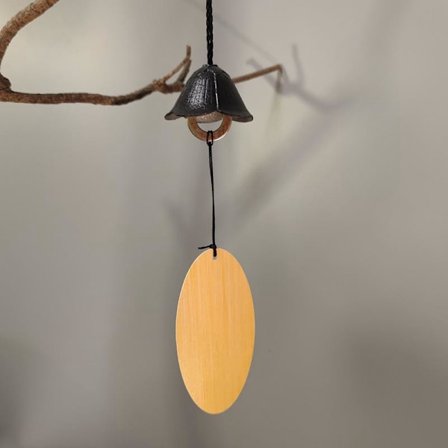 Zen valurautainen tuulikellokoriste riipus japanilainen retro parveke ulkokello puutarha piha leirintä