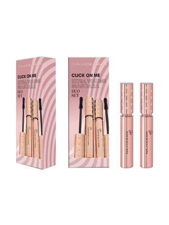 NAJ-OLEARI Mascara Set Duo cont.: 2x Click On Me Extra Volume Mascara Extra Black 12 ml (GH 1569772)