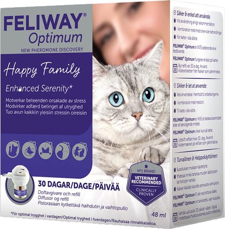 Feliway Optimum Diffuser 48 ml, Tøj & Bolig, Tilbehør Til Kæledyr, Øvrigt