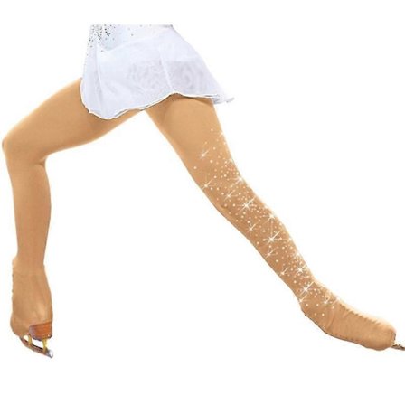 Rhinestone Figure Skating Byxor Strumpbyxor Vuxen Barn Gymnastik Trikå Is Skridsko Byxa Strumpor Flickor Strumpbyxor Fitness Leggings