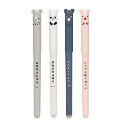 4-PACK Suddgummi Penna - Djur