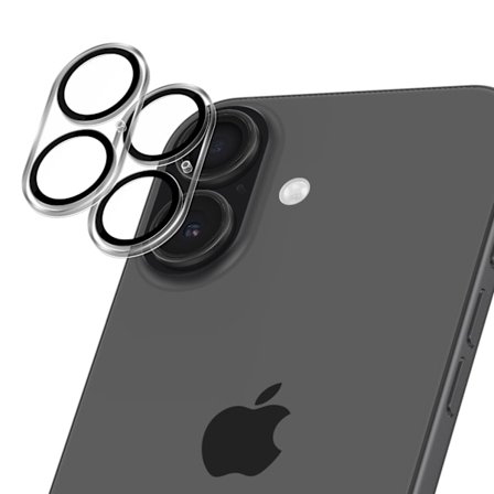 2-Pak iPhone 17 Kameralinsebeskyttelse - Hærdet Glas 9H - Super kvalitet 3D