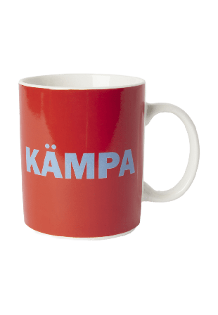 Åhléns Home Mugg med text KÄMPA Muggar & koppar Röd ONESIZE