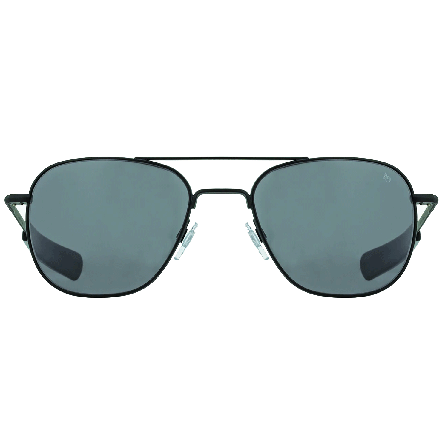 American Optical Original Pilot Black Blue Mirror Nylon Grey Nylon