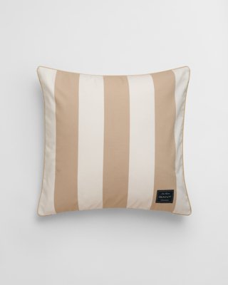 GANT - Yacht stripet pyntepute 50x50cm putty