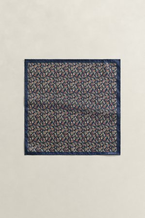 GANT Herren Einstecktuch mit Foulard-Print (ONE SIZE) Marineblau