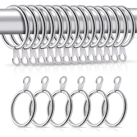 Gardinkroker 20 stk Større Gardinkroker Metall Med 32mm Indre Diameter Øyeblikk