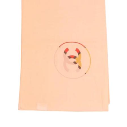 Chanel Vintage Pre-owned Cotton Halstørklæde Pink, Dame Vintage Accessories, Størrelse: ONE Size