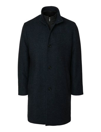 Selected | Slmrainar Wool Blend Coat Noos | S