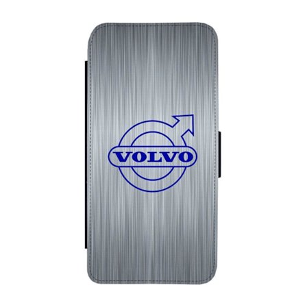 Volvo Logo iPhone 14 Plus Flip Mobilfodral