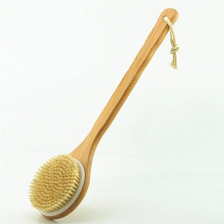 Kroppsbørste - Tørr Ryggbørste - Bambusbørste - Naturlig Bust