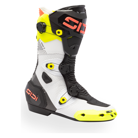 Motorradstiefel Sidi Mag 2 Air 2026 Gelb Fluo/Coral Fluo 42