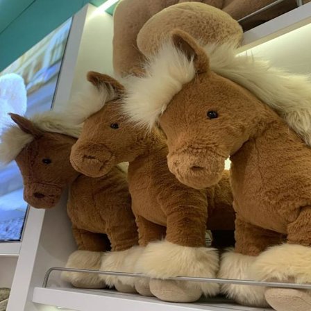 Jellycat Bartholomew kosedyr, myk og komfortabel, perfekt for barn, Valentinsdagsgaver, samleobjekter, Freya Pony 32cm