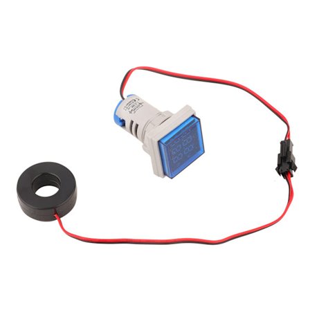 LED-digitaalinäyttö AC-jännitteen ampeerimittarin ilmaisin 22mm 0-100A mittari-ilmaisin - 1 kappale sininen