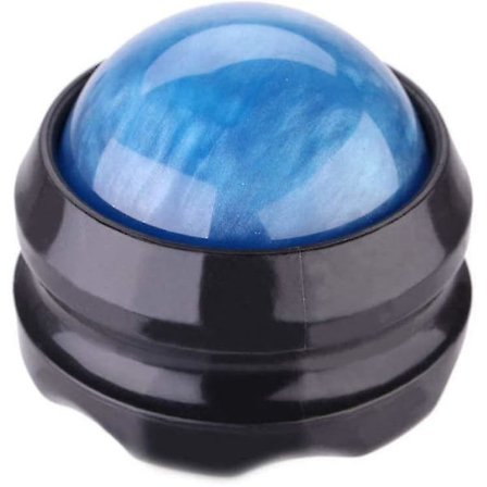 Manuel Massagebold Smertelindring Ryg Rulle Massager 1 Styk Blå