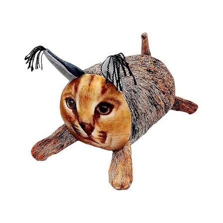 22cm Stor Floppa Plys Dudde 3d Print Kat Ansigt Plys Legetøj Blødt Fyldt Dyr Kat Plys Legetøj Til Drenge Piger