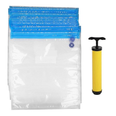 10 stk. 3D Printer Filament Vakuumposer Sæt Håndpumpe Forseglingsclips Oxidation Forebyggende Opbevaringsposer Kit