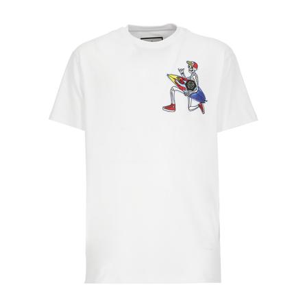 Philipp Plein, T-Shirts Wit, Heren, Maat:S