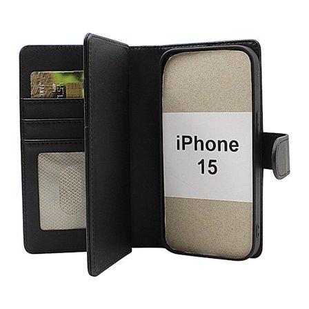 Skimblocker iPhone 15 XL Plånboksfodral