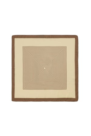 Classic Patterned Scarf Brown/Beige