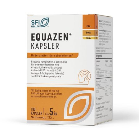 Equazen Kapsler 180 stk., Helse & Madvarer, Kosttilskud, Hjerne / Hukommelse