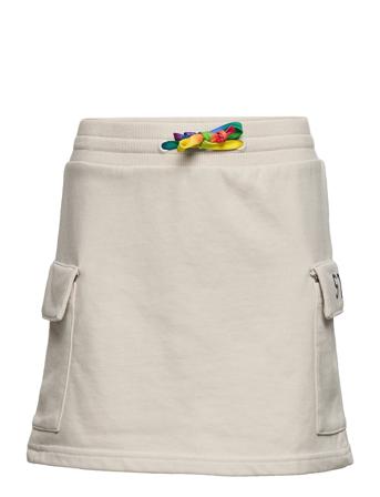 K. Pocket Skirt Dresses & Skirts Skirts Short Skirts Creme Svea