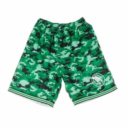 Mitchell & Ness Short NBA Camo Mesh Team Colour Short Boscel Grøn, Herre Chino Shorts