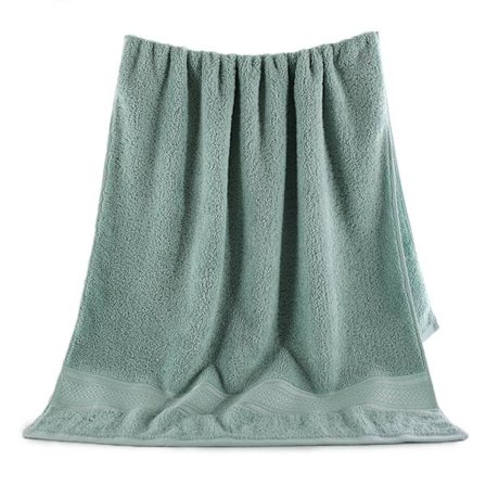 Håndklær - Premium bambus bomull badehåndklær - Ultra absorberende, myk følelse, stor og hurtigtørkende lysegrønn