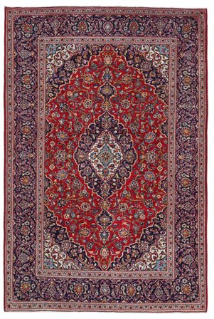 Medallion Keshan Rug 206X306 Wool