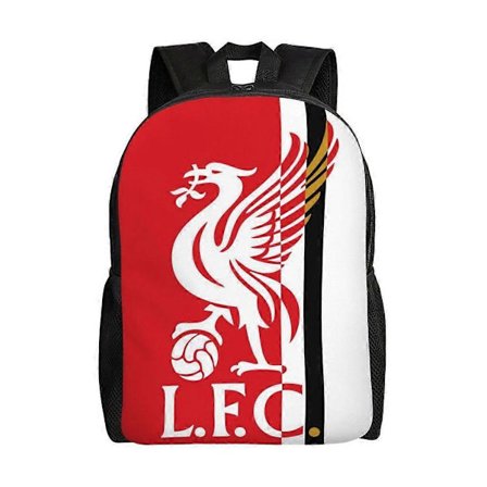 JD22 Liverpool Ryggsekk Tenåring Skolesekk Canvas Notatbok Ryggsekk Unisex